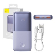 BASEUS POWER BANK + KÁBEL 10000MAH 2XUSB USB-C 20W