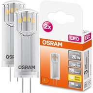 LED žiarovka G4 CAPSULE 1,8W 2700K OSRAM 2PAK MINI LED žiarovka G4 CAPSULE 1,8W 2700K OSRAM 2PAK MINI