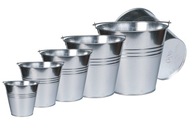VEDRO pozinkované 5 kusov 5, 7, 10, 12, 15L vedro