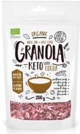 DIÉTNE JEDLO Keto granola s kakaom a pomarančovým olejom