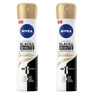 NIVEA Antiperspirant Black&White sprej 2x150ml