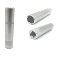 KĽÚČ NA SVIEČKU ZÁSUVKOVÝ 14mm 3/8 12UHLOVÝ KĽÚČ L90mm KĽÚČ NA SVIEČKU ZÁSUVKOVÝ 14mm 3/8 12UHLOVÝ KĽÚČ L90mm