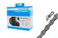 Sada 9 rýchlostných kaziet Shimano CS-HG400 11-32 + KMC X9 Sada 9 rýchlostných kaziet Shimano CS-HG400 11-32 + KMC X9