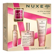 Sada Nuxe Prodigieux Florale.Olej Happy in Pink 100 ml + gél + parfum + sviečka