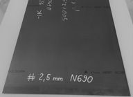 Oceľ N690 / 1,4528, rozmer #2,5x200x350 mm