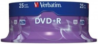 DVD + R AZO 4,7GB rýchlosť 16x torta 25ks