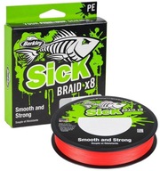 Berkley Sick Braid Red 0,14 mm 150 m Priemer (mm): 0,14 Berkley Sick Braid Red 0,14 mm 150 m Priemer (mm): 0,14