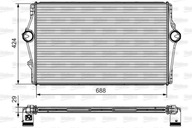 INTERCOOLER VOLVO S60 S80 V70 2,0-2,5 INTERCOOLER VOLVO S60 S80 V70 2,0-2,5