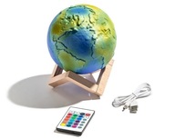 3D GLOBÁLNA LAMPA 16 farieb 15cm Dobíjacia batéria, nabíjanie cez USB 3D GLOBÁLNA LAMPA 16 farieb 15cm Dobíjacia batéria, nabíjanie cez USB