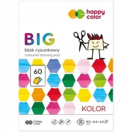 Farebný kresliaci blok A4 / 60k BIG 15k Happy Color