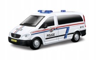 Mercedes Vito policajný 1:50 model Bburago 18-32009