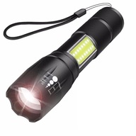 COB ZOOM XPE LED BATERKA, NABÍJACÍ, MALÝ, VÝKONNÝ COB ZOOM XPE LED BATERKA, NABÍJACÍ, MALÝ, VÝKONNÝ