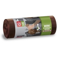BIO vrecia na triedenie odpadu 120L, 10 ks, hnedé BIO vrecia na triedenie odpadu 120L, 10 ks, hnedé