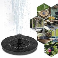 Záhradná plávajúca fontána solárne čerpadlo 13 cm