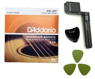 Struny pre akustickú gitaru D'Addario EJ15 10-47