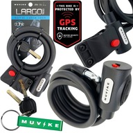 KÁBEL ZÁMKU BICYKLA MUVIKE LARGO 1500D/12G KÁBEL ZÁMKU BICYKLA MUVIKE LARGO 1500D/12G