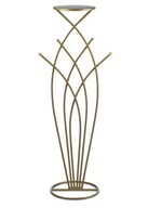 Moderný stojan na kvety, zlatý stojan, 100 cm