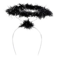 ČELENKA, čierna TIARA, HALO, s pierkami, OUTFIT FALLEN ANJEL ČELENKA, čierna TIARA, HALO, s pierkami, OUTFIT FALLEN ANJEL