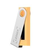 Ledger Nano S kryptomenová peňaženka Saffron Yellow