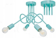 DETSKÁ STROPNÁ LAMPA PASTELOVÁ TYRKYSOVÁ POD LED DETSKÁ STROPNÁ LAMPA PASTELOVÁ TYRKYSOVÁ POD LED