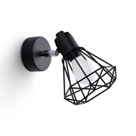 Moderné čierne nástenné svietidlo ARTEMIS od Sollux Lighting