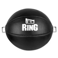 Čierne kožené reflexné boxerské vrece Čierne kožené reflexné boxerské vrece