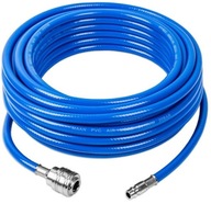 Vystužená PVC pneumatická hadica S RÝCHLOKONEKTORMI 20 bar 1/4" 10 mm x 25 m Vystužená PVC pneumatická hadica S RÝCHLOKONEKTORMI 20 bar 1/4" 10 mm x 25 m