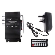 -A68 2x15W mini Hi-Fi zosilňovač s FM USB diaľkovým ovládačom -A68 2x15W mini Hi-Fi zosilňovač s FM USB diaľkovým ovládačom