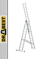Multifunkčný hliníkový rebrík 3x12 PRO 150kg