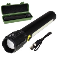 TAKTICKÉ NABÍJACIE LED SVETLO ZOOM 3 REŽIMY TAKTICKÉ NABÍJACIE LED SVETLO ZOOM 3 REŽIMY