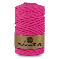 100m 3 mm fuchsia bavlnená šnúra 100m 3 mm fuchsia bavlnená šnúra