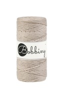Bobbiny Macrame šnúra 3mm 100m béžová Bobbiny Macrame šnúra 3mm 100m béžová