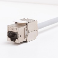 Netrack keystone modul Jack RJ45 kat. 6 FTP, bezna Netrack keystone modul Jack RJ45 kat. 6 FTP, bezna