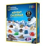 NÁRODNÝ GEOGRAFICKÝ - ADVENTNÝ KALENDÁR - MINERÁLY HORNINY FOSÍLY NÁRODNÝ GEOGRAFICKÝ - ADVENTNÝ KALENDÁR - MINERÁLY HORNINY FOSÍLY
