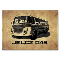 PLECHOVÝ DARČEK GRAFICKÝ OBRAZ AUTOBUS JELCZ PLECHOVÝ DARČEK GRAFICKÝ OBRAZ AUTOBUS JELCZ