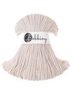 Šnúrka Macrame BOBBINA, zapletená 3mm bavlna s jadrom NATURAL Šnúrka Macrame BOBBINA, zapletená 3mm bavlna s jadrom NATURAL