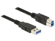 Kábel USB Typ A - USB Typ B 1,5m čierny Delock Kábel USB Typ A - USB Typ B 1,5m čierny Delock