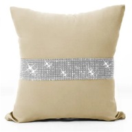 Ozdobná obliečka na vankúš so zirkónmi 40x40 Diamonds Ozdobná obliečka na vankúš so zirkónmi 40x40 Diamonds