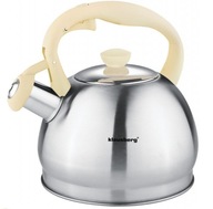 KB-7043 Klausberg Kanvica s píšťalkou 1,8L krémová