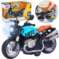 RETRO MOTORKA KOVOVÝ MODEL MOTORU 1:12 SVETLÁ ZVUKOVÁ HRAČKA PRE DETI RETRO MOTORKA KOVOVÝ MODEL MOTORU 1:12 SVETLÁ ZVUKOVÁ HRAČKA PRE DETI
