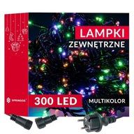 OSVETLENIE VIANOČNÉHO STROMČEKA 300 LED VONKAJŠIE HRUBÉ MULTI