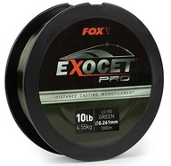 Rybársky vlasec Fox Exocet Pro Lo-Vis Green 0,261mm/1000m Rybársky vlasec Fox Exocet Pro Lo-Vis Green 0,261mm/1000m