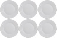 DEZERTNÉ TANIERE EBRO bormioli 6x 20 cm BIELY DEZERTNÉ TANIERE EBRO bormioli 6x 20 cm BIELY