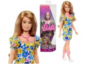 Bábika Barbie FASHION DOWN TEAM FLOWERS ŠATY