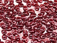 SuperDuo 2,5x5mm Lesk - Transp. Siam Ruby - 10 g SuperDuo 2,5x5mm Lesk - Transp. Siam Ruby - 10 g