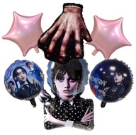 Streda Addams Balloons Sada 6 balónov Streda Addams Balloons Sada 6 balónov