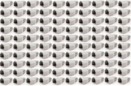 Gumový kryt na zástrčku RJ45, 100 kusov, sivobiely Gumový kryt na zástrčku RJ45, 100 kusov, sivobiely