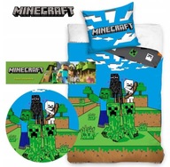 Rozprávkové obliečky z bavlny Minecraft 160x200