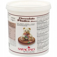 Plastová čokoláda BIELA ​​1kg Saracino
