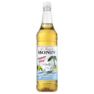 Monin vanilkový kávový sirup bez cukru 1L